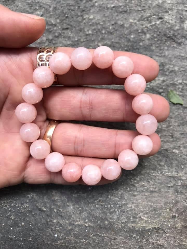 VÒNG TAY THẠCH ANH HỒNG 10LY