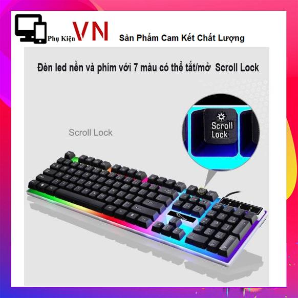 Deal hot bàn phím g21 led giả cơ game có dây chuyên dụng