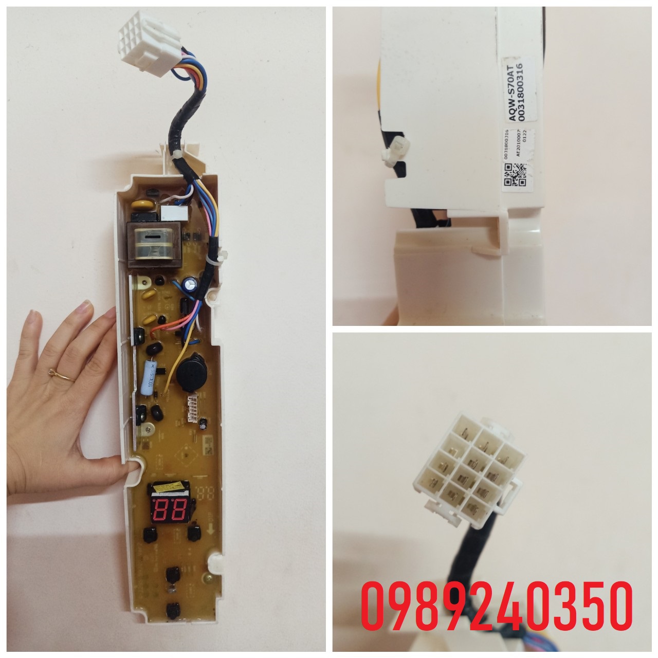 Bo mạch máy giặt sanyo aqw - s70at chính hãng