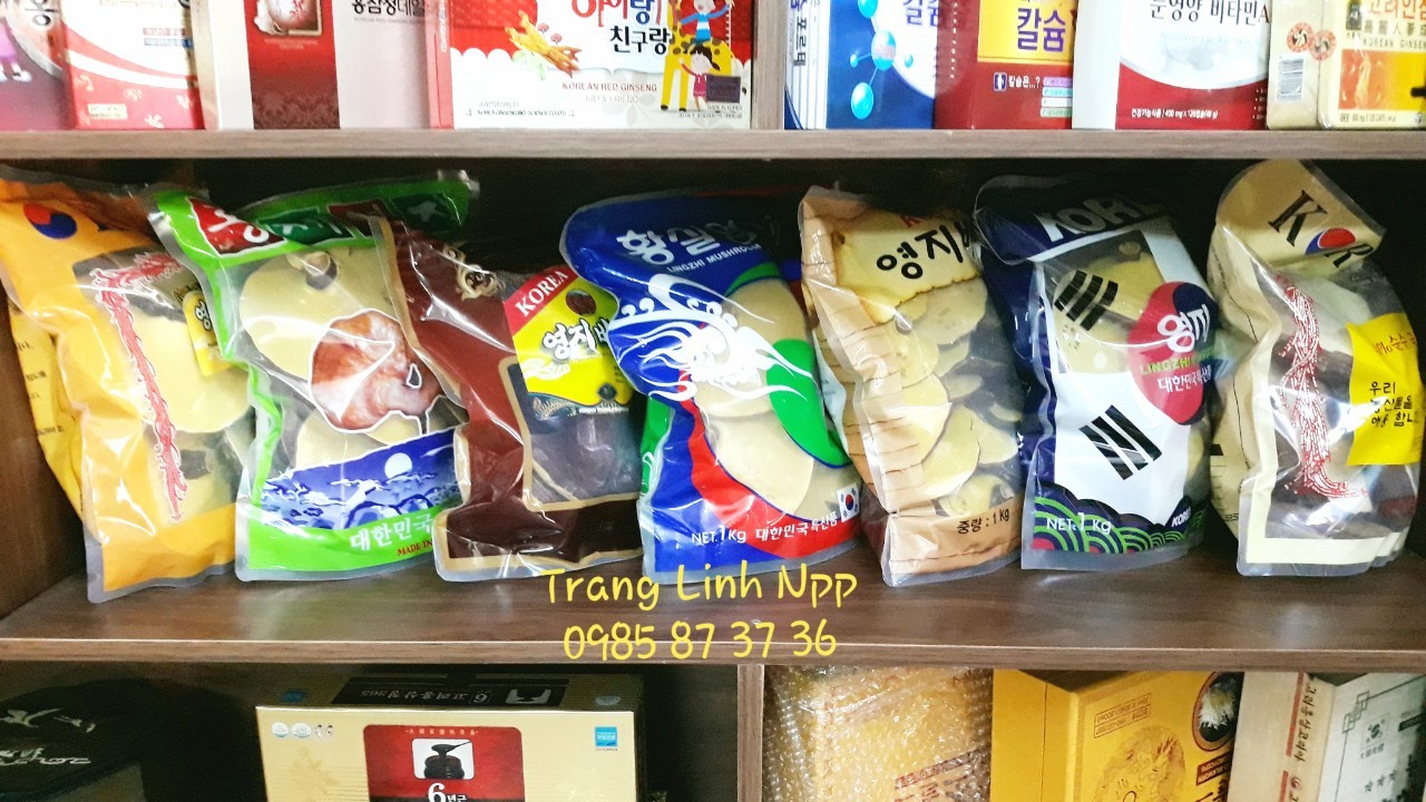 Nấm Linh Chi Bao Tử Hàn Quốc, Túi 1kg