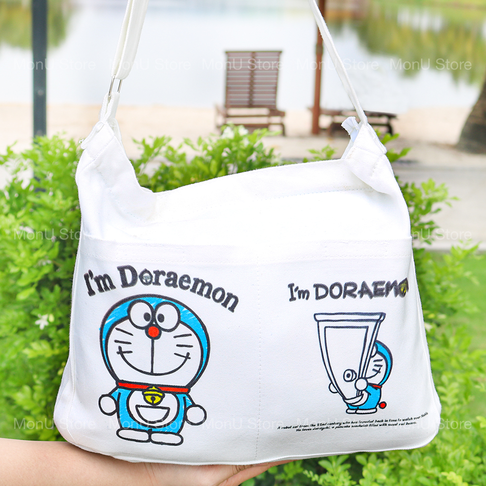 Túi tote doraemon doremon 2 túi con dễ thương cute mon0127