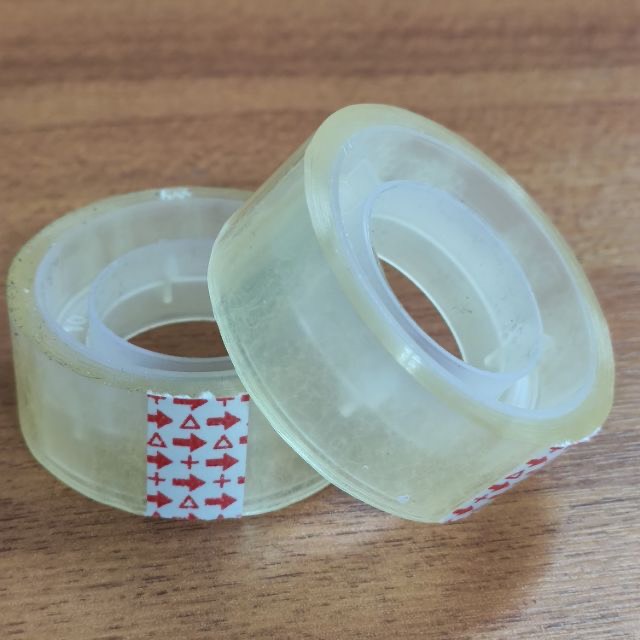 Băng keo trong nhỏ VPP  (1 cây 10 cuộn)