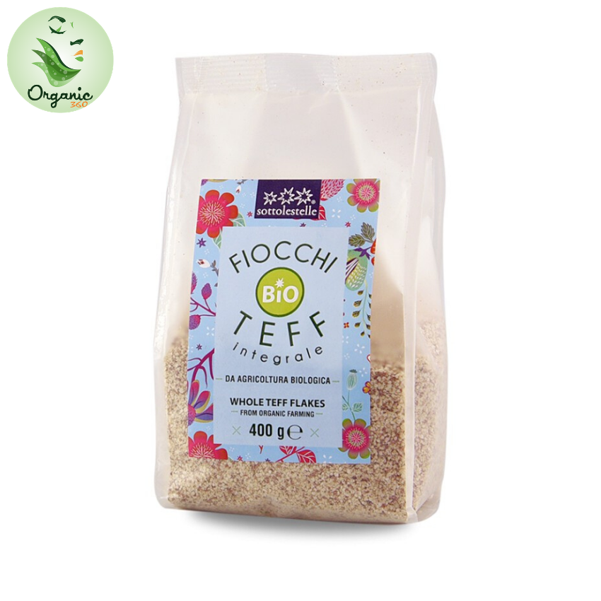 Hạt Teff  hữu cơ cán vụn Sottolestelle 400g