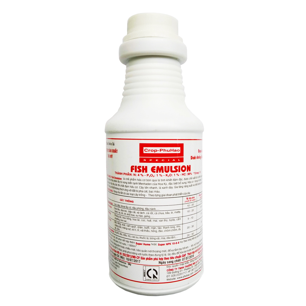Đạm Cá Thủy Phân Fish Elmusion Nhập Khẩu Chai 250 ml