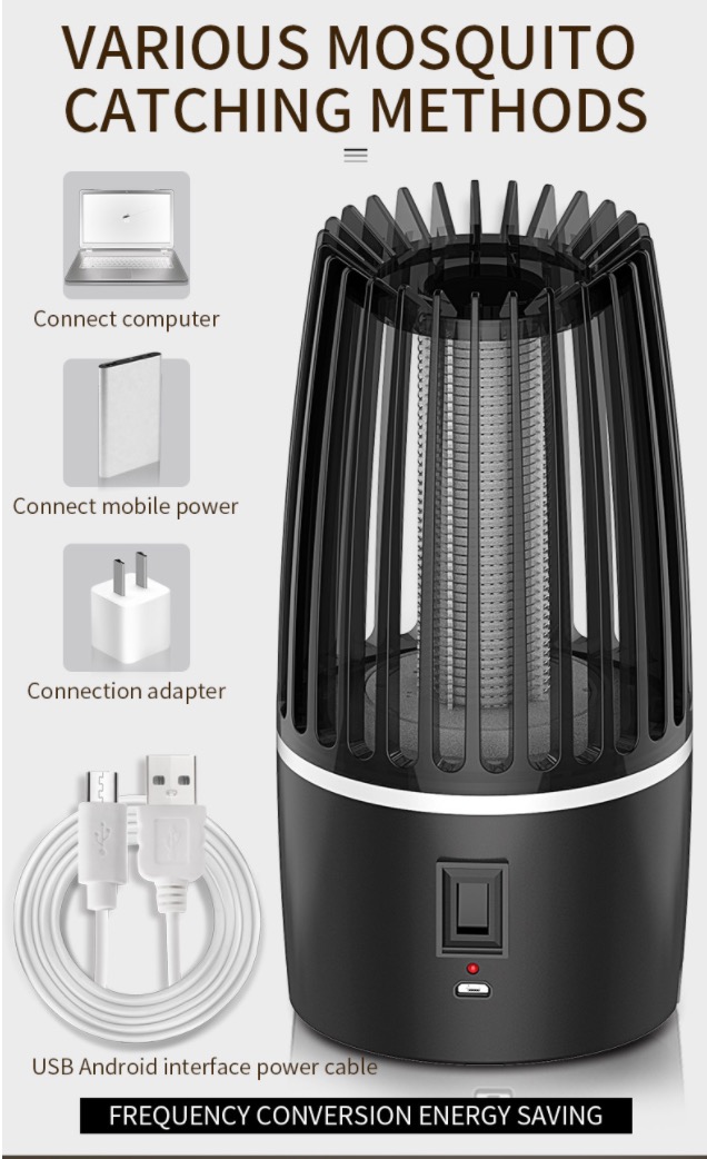 It smart - Máy Bắt Muỗi Và Diệt Côn Trùng 4000mAh DOUBLE MOSQUITO GERMANY