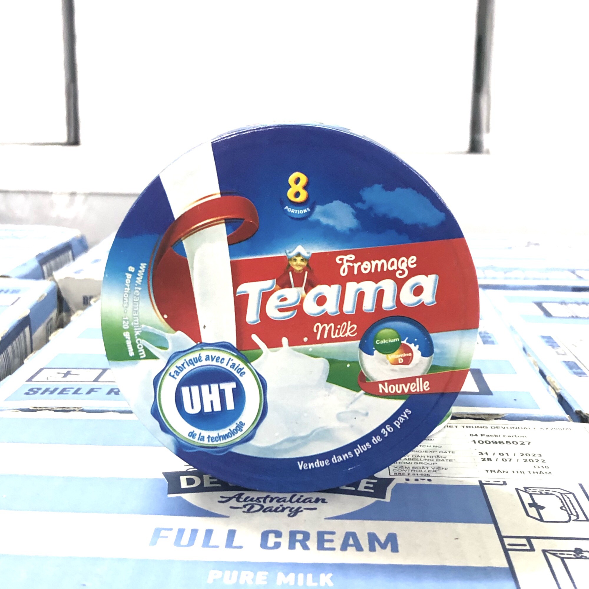 Phô Mai Teama 240gr - 16 Miếng - Nhập khẩu Ai Cập