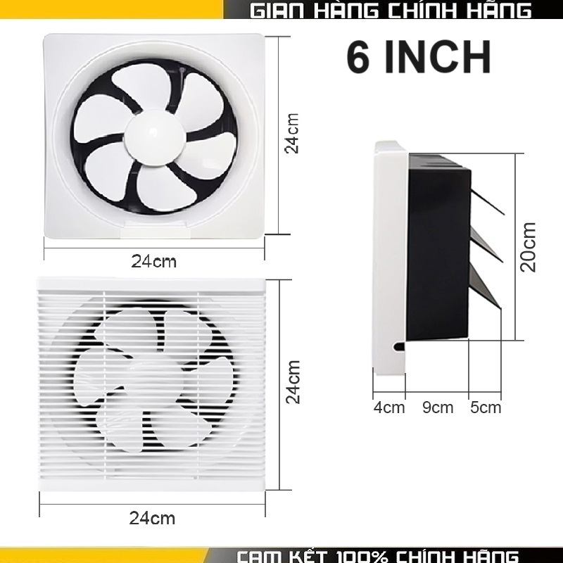 Quạt Hút Tường Thông Gió