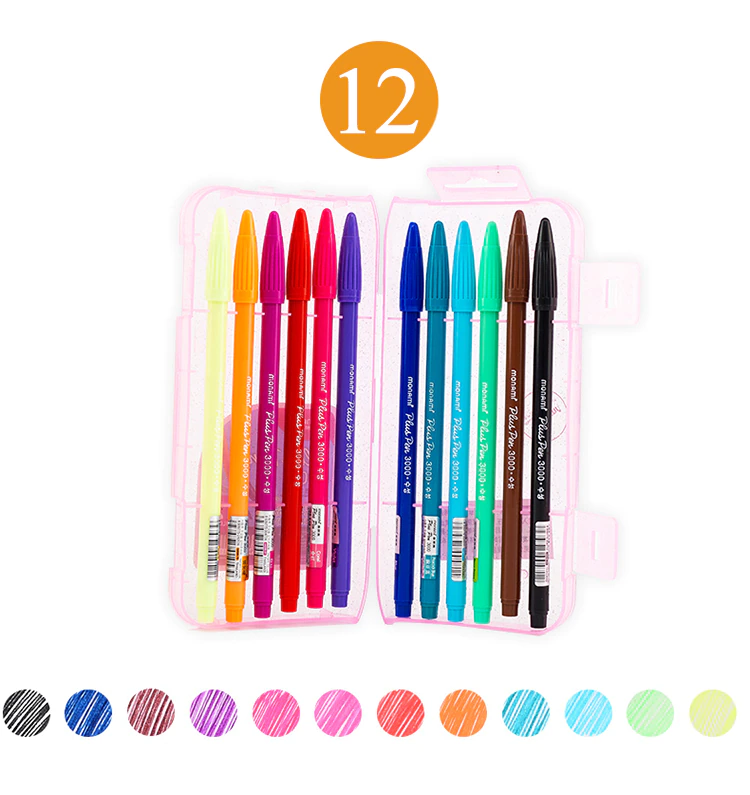 Bút line Monami Plus pen 3000