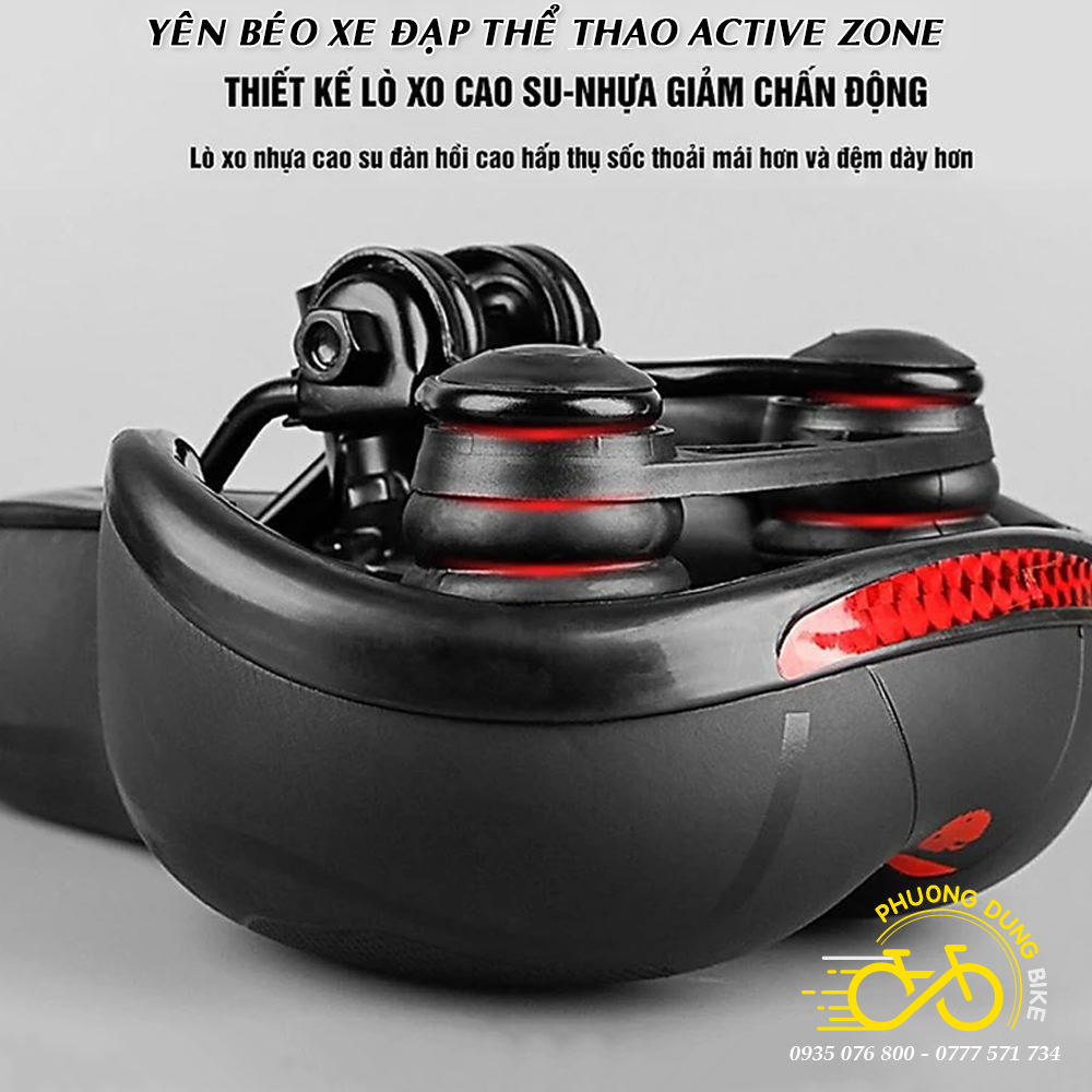 Yên béo xe đạp thể thao ACTIVE ZONE (Yên mềm)