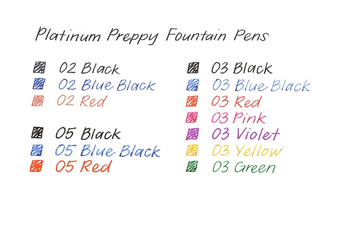 BÚT MÁY PLATINUM PREPPY 05