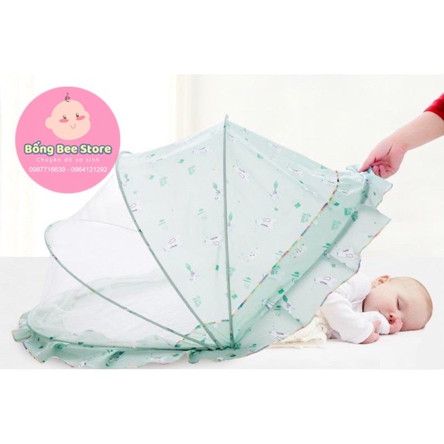 MÀN GẬP CHỐNG MUỖI HOA VĂN CHO BÉ YÊU