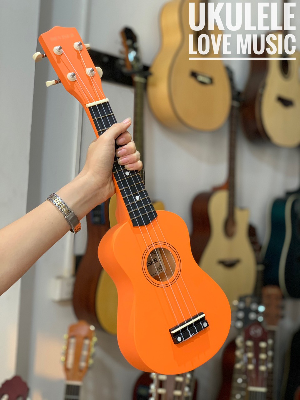Đàn Ukulele 21 màu nhám trơn soprano
