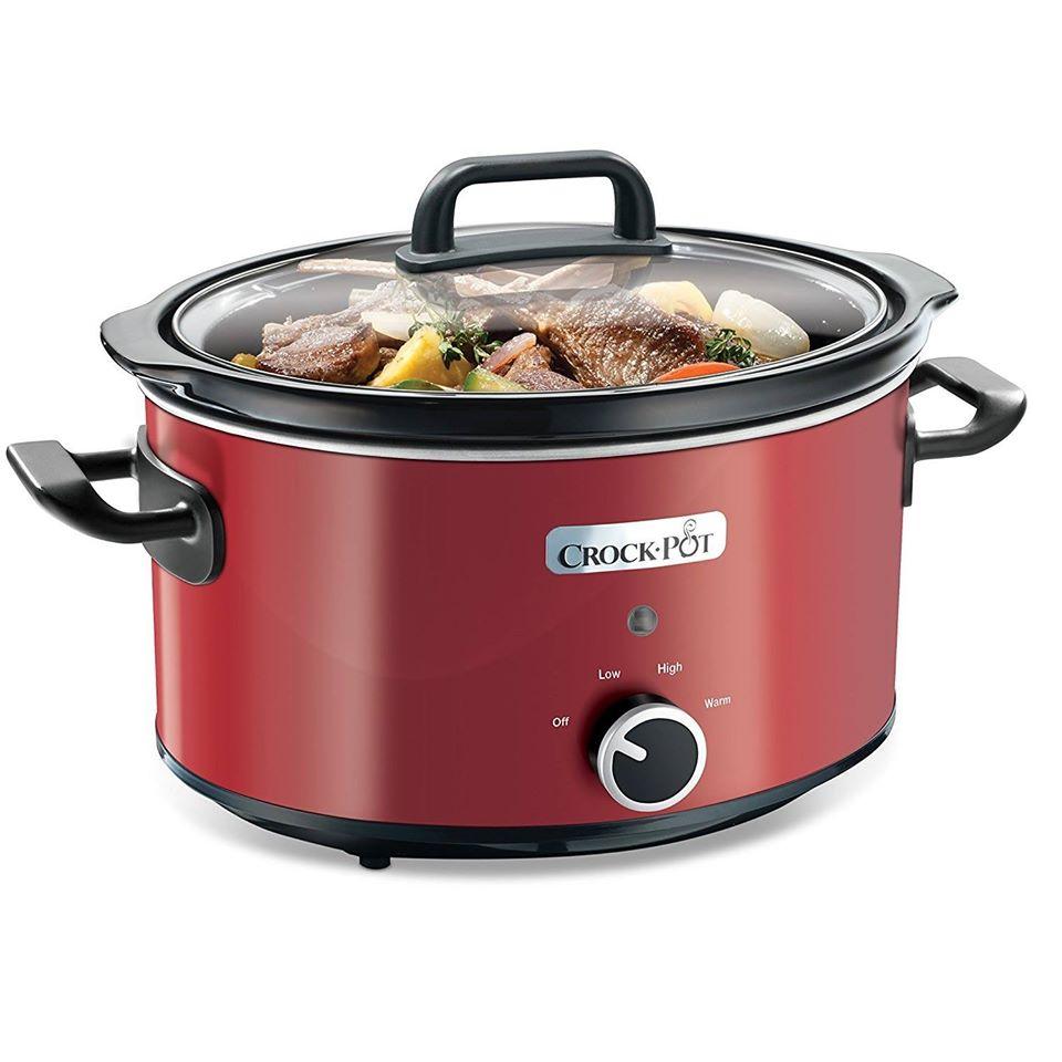 Nồi Nấu Chậm Crock Pot 3,5L, Đỏ