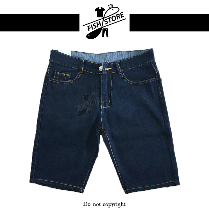 Quần short jean nam ngắn chất bò cao cấp big size kiểu trơn đơn giản