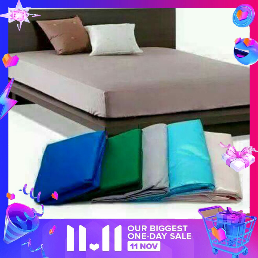 Drap nệm thun lạnh (ga nệm, ga giường bao nệm thun lạnh) 1m8 x 2m VN1M8 (Giao màu ngẫu nhiên)