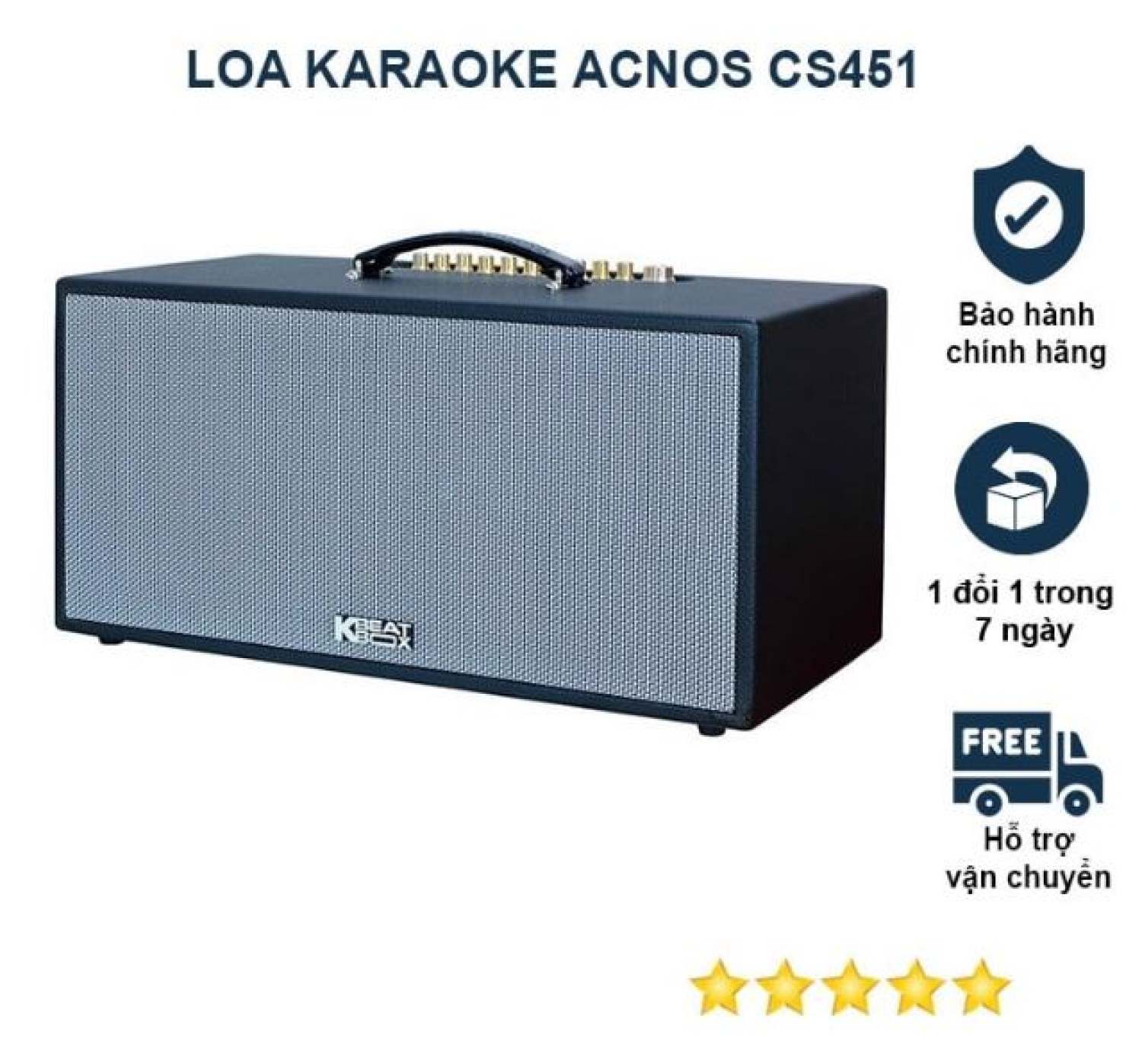Loa kéo karaoke loa kéo karaoke mini bluetooth xách tay acnos cs451