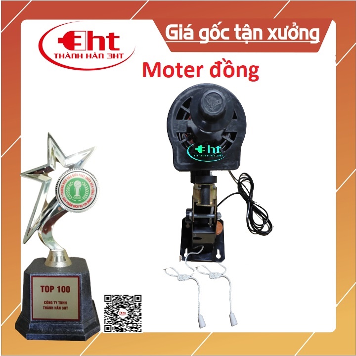 Đầu quạt treo sắt - động cơ đồng 100% - chính hãng 3ht