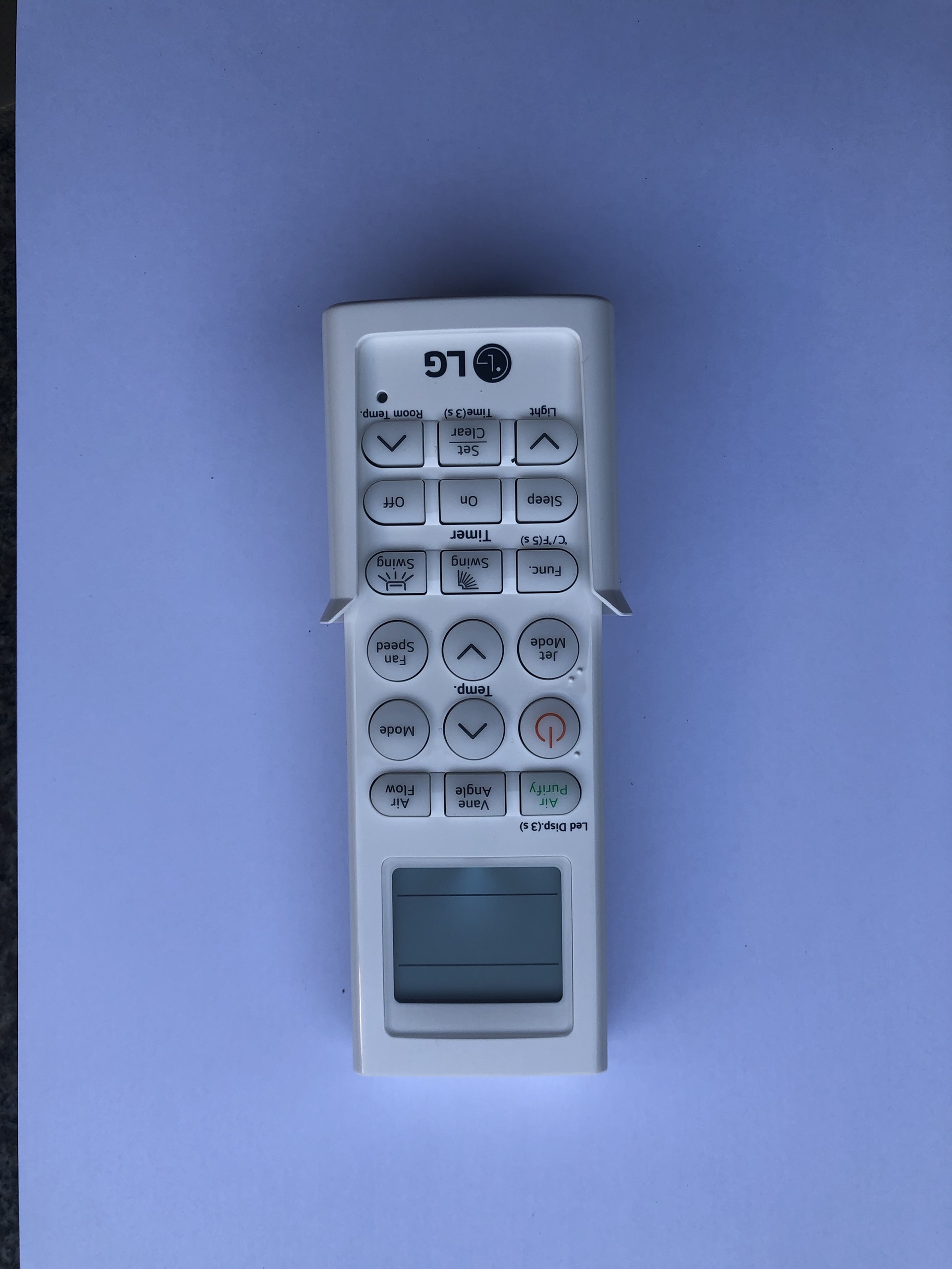 Remote Máy Lạnh LG - Hàng Mới Zin tháo máy
