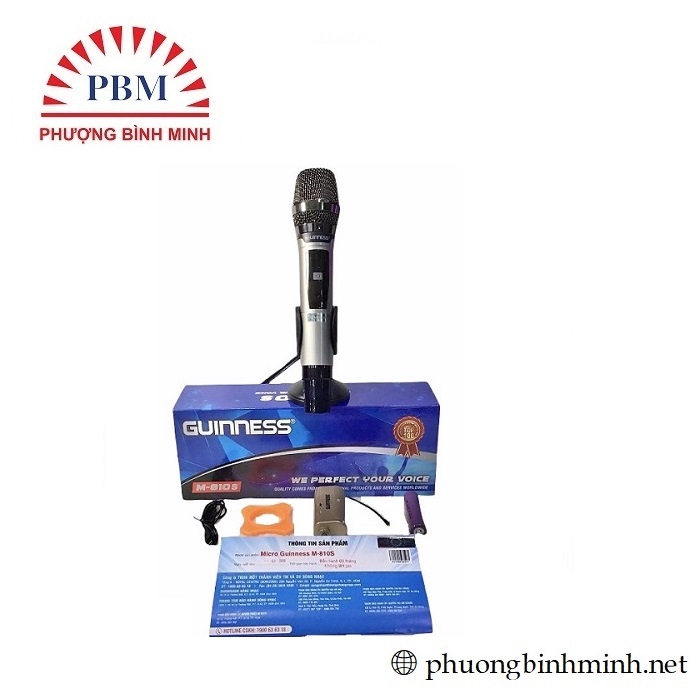 [HCM]Micro karaOke đa năng GUINNESS M-810S