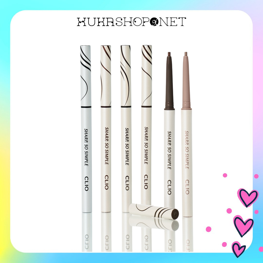 [Chính hãng] Chì kẻ mắt không trôi Clio Sharp So Simple Waterproof Pencil Liner 0.14g