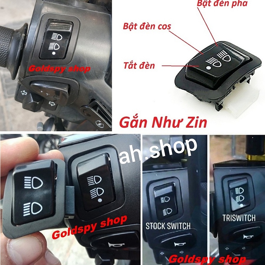 công tắc tắt mở đèn xe đời mới