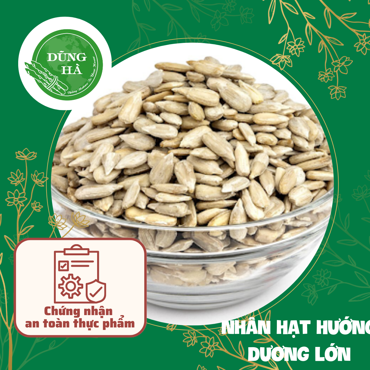 Nhân hạt hướng dương lớn chất lượng