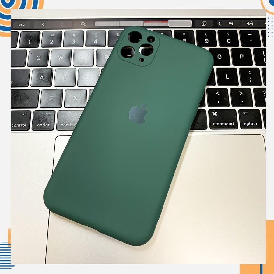 Ốp lưng chống bẩn logo táo iPhone 11 Pro Max