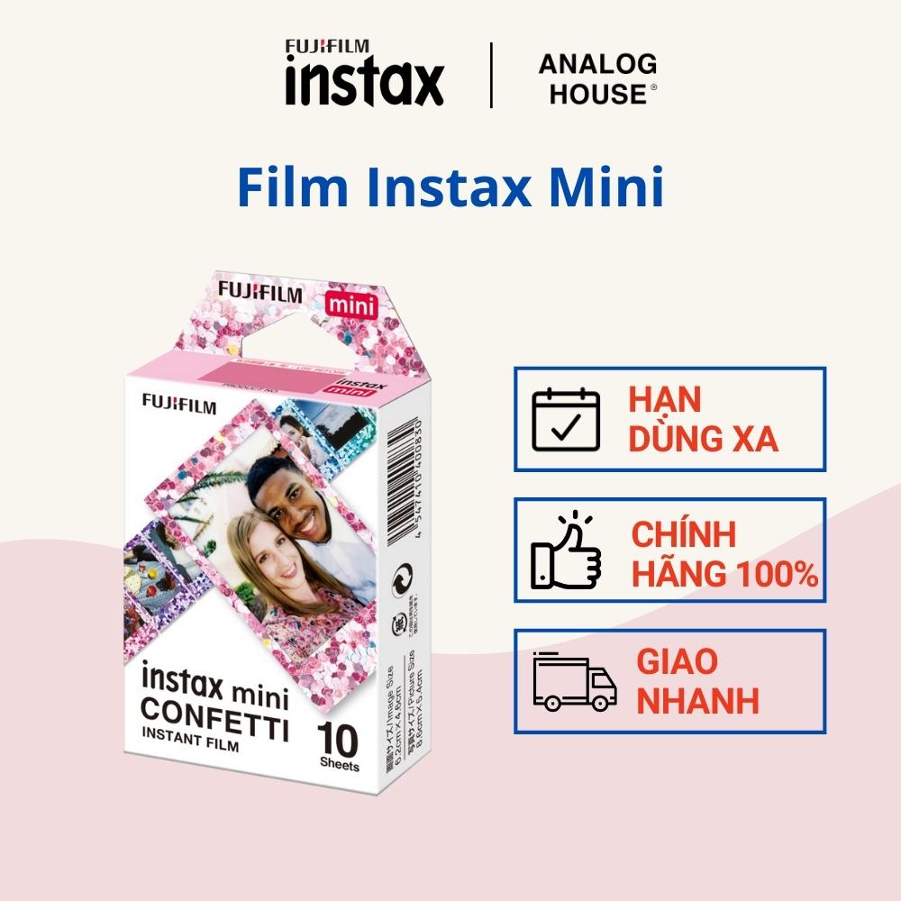 Film Instax Mini FUJIFILM - Viền Confetti - Date xa 2023-2024