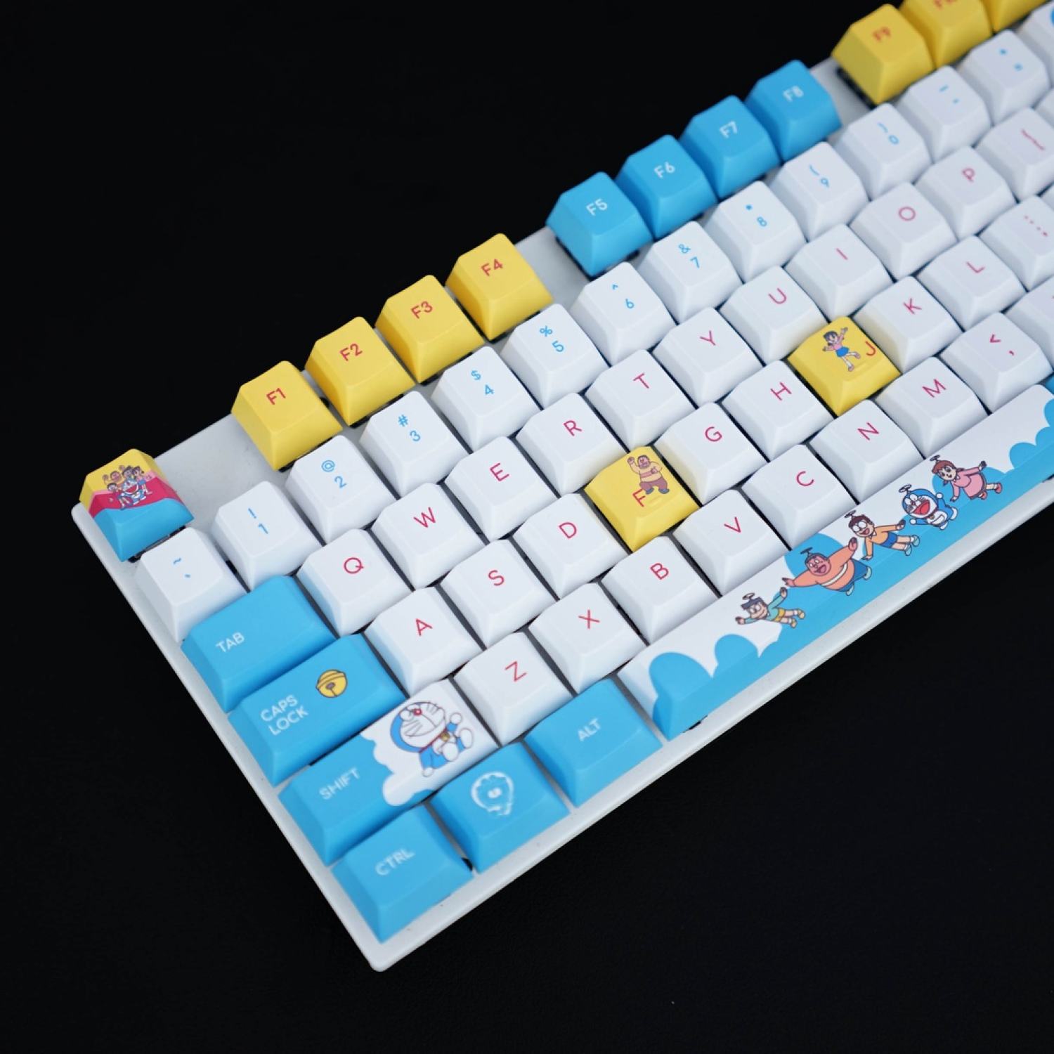 SET KEYCAP DORAEMON NHỰA PBT 108 PHÍM CHERRY PROFILE CỰC ĐẸP