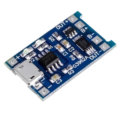 Mạch Sạc Pin TP4056 1A Micro USB Có IC Bảo Vệ Quá Dòng, Quá Áp