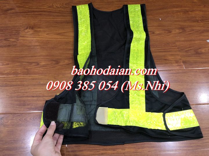 Áo lưới may kèm phản quang, áo phản quang phượt