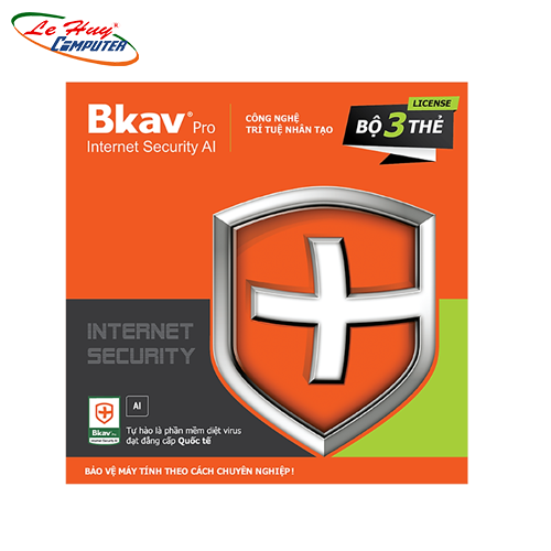 [MÃ LAZSOCIALBAU10 GIẢM 10% ĐƠN 149K TỐI ĐA 50K] Phần mềm diệt virus BKAV Pro Internet Security AI 3 PC 1 năm