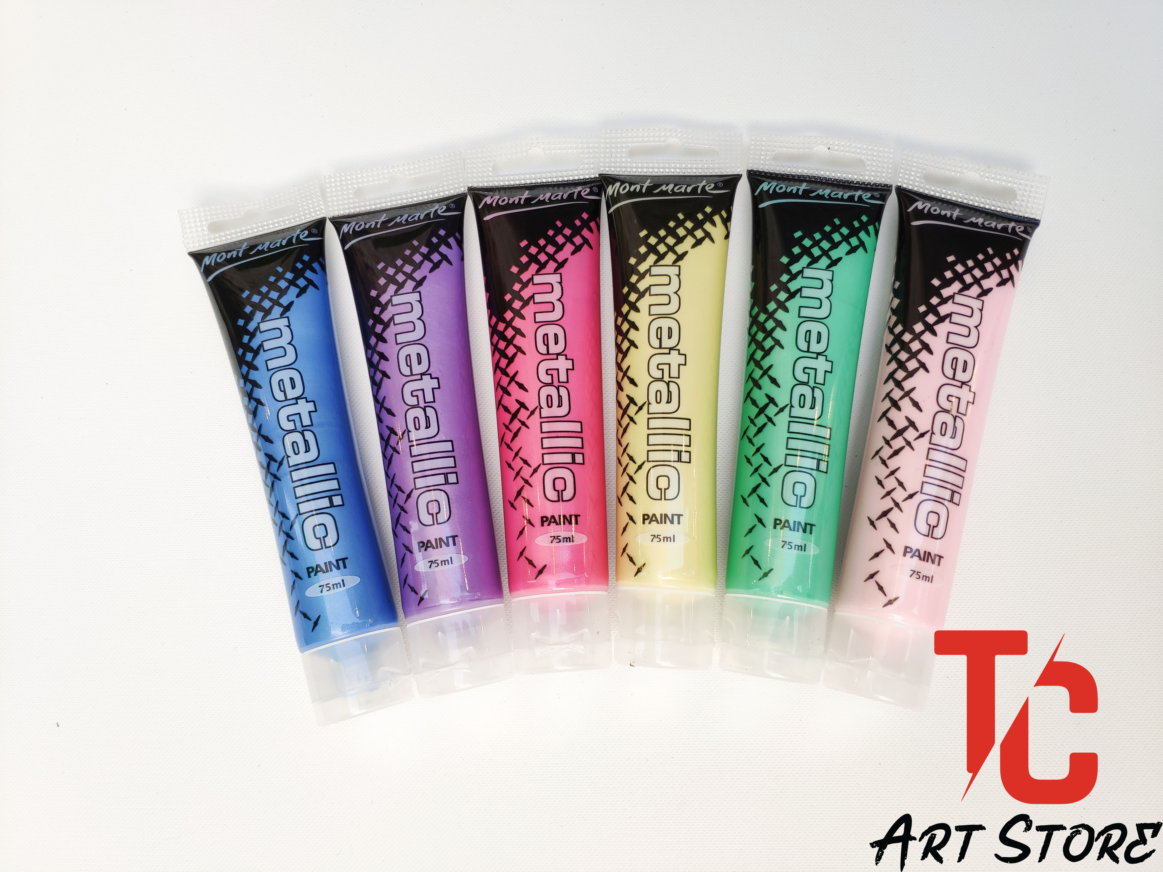 Màu Acrylic Metallic Mont Marte - Tuýp 75ml