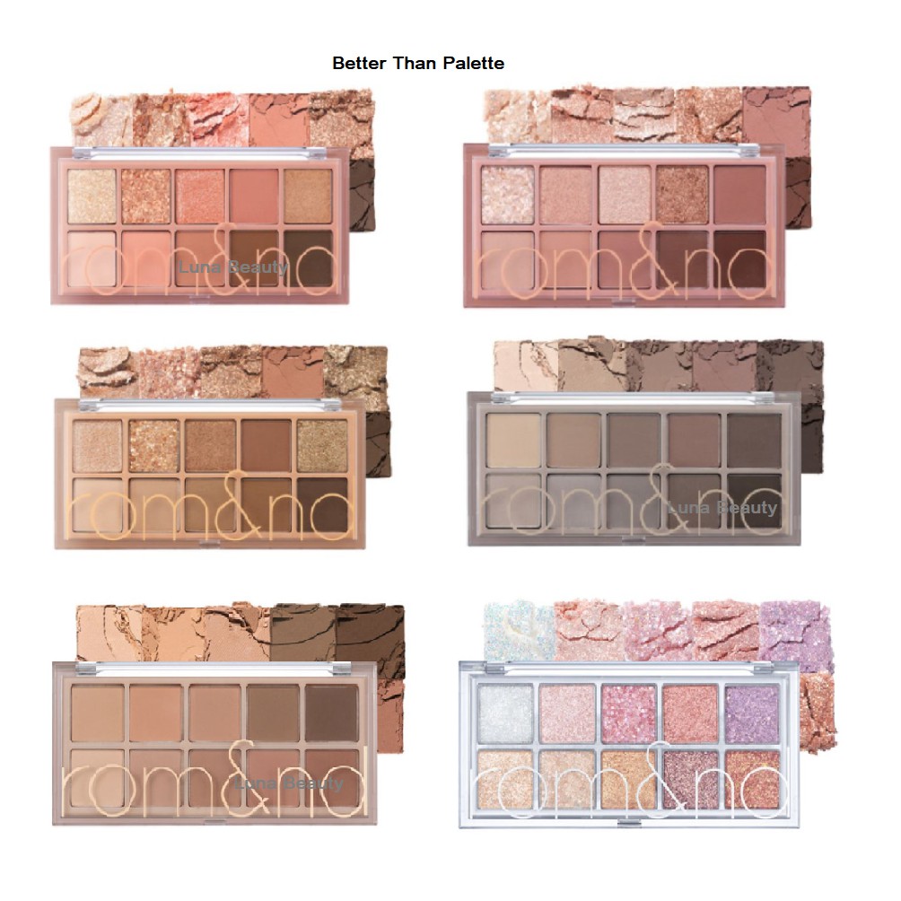 [100% AUTH] Bảng Phấn Mắt 10 Màu Romand Better Than Eye Palette
