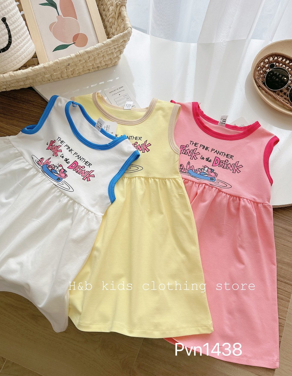váy thun cotton cho bé 8-17kg