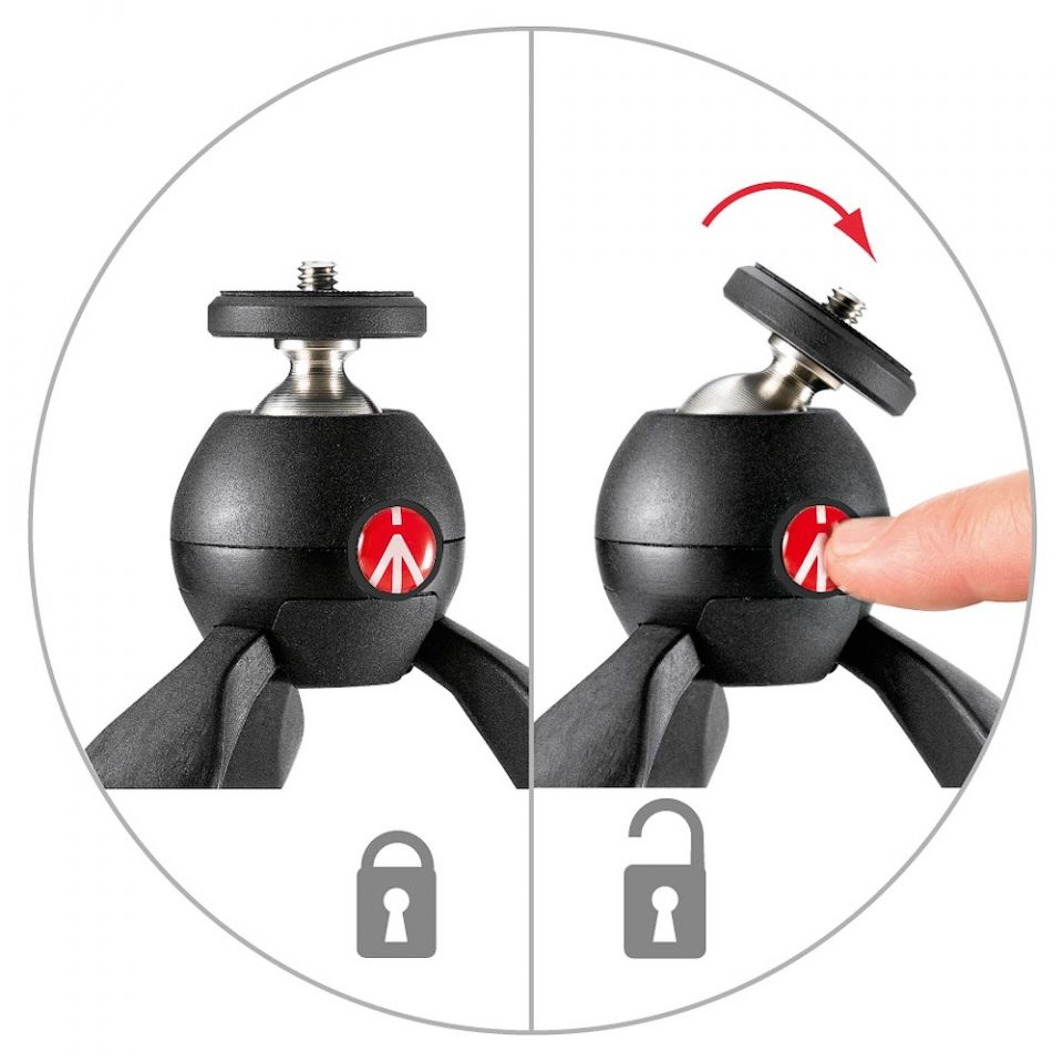 Chân Máy Ảnh Manfrotto Pixi Mini - Chính Hãng