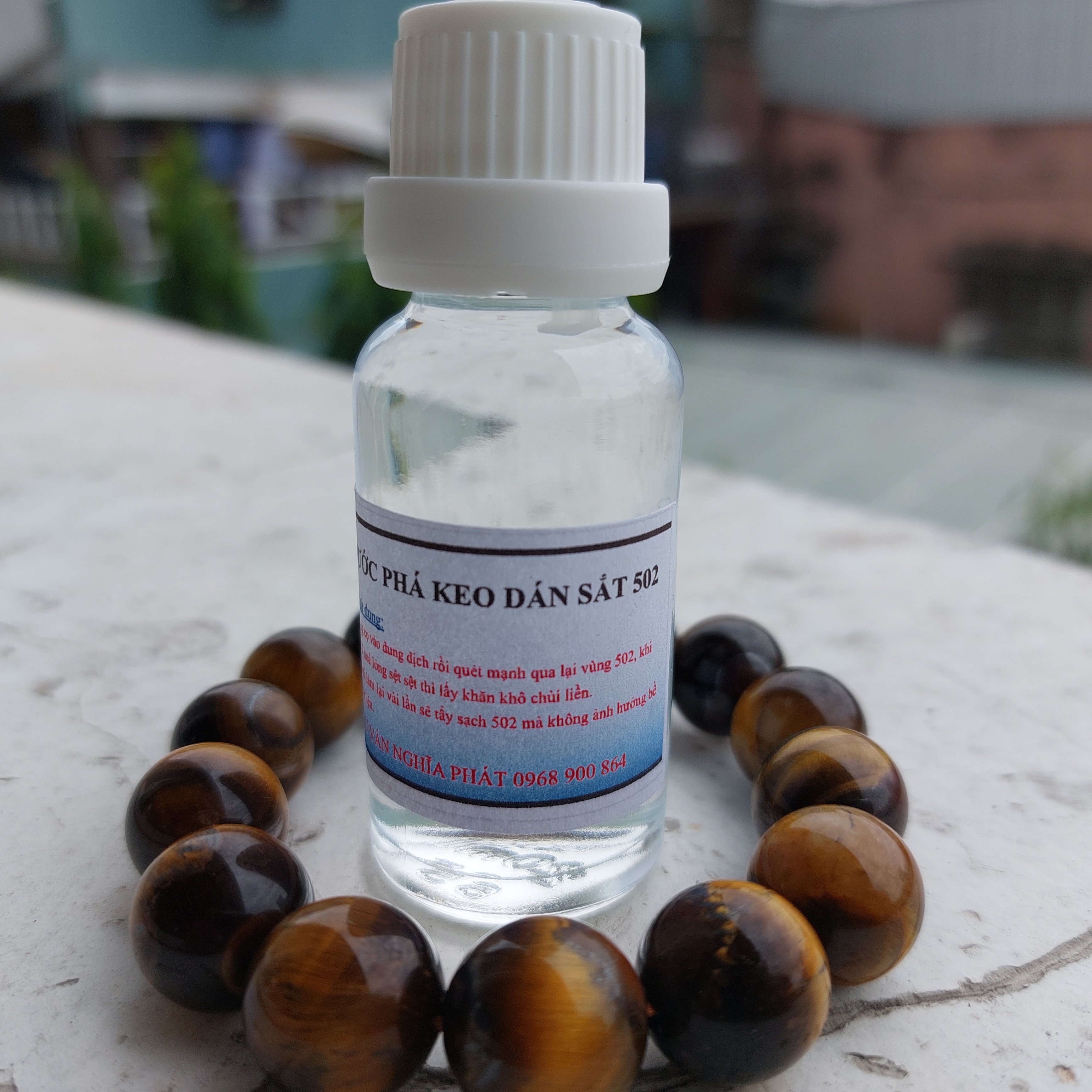 Dung dịch chùi keo 502 - Tẩy Keo Dán Sắt trên Nhựa - Sán Gỗ - Kính - Alu - Mica