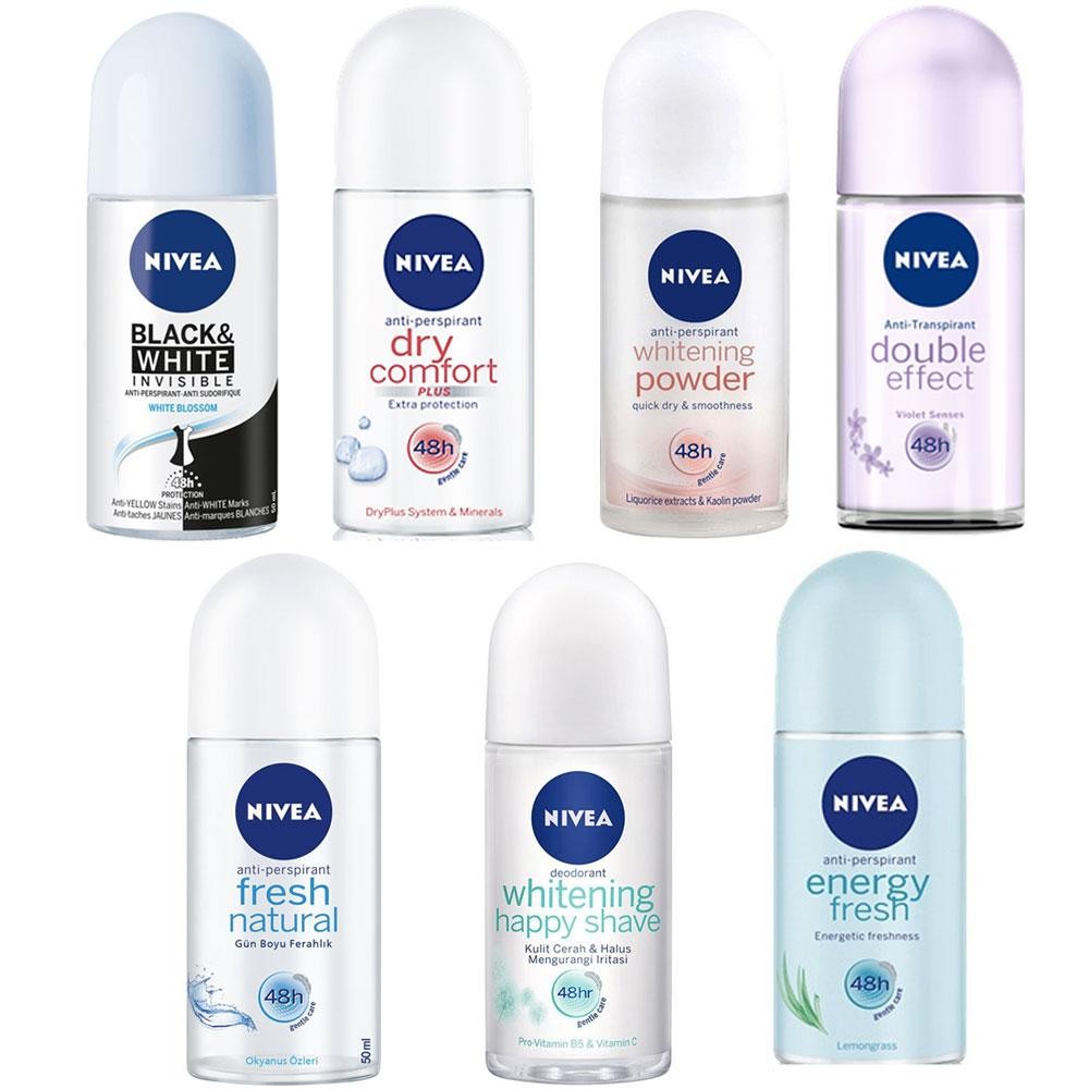 2 CHAI LĂN KHỬ MÙI NIVEA  - 50ml/chai