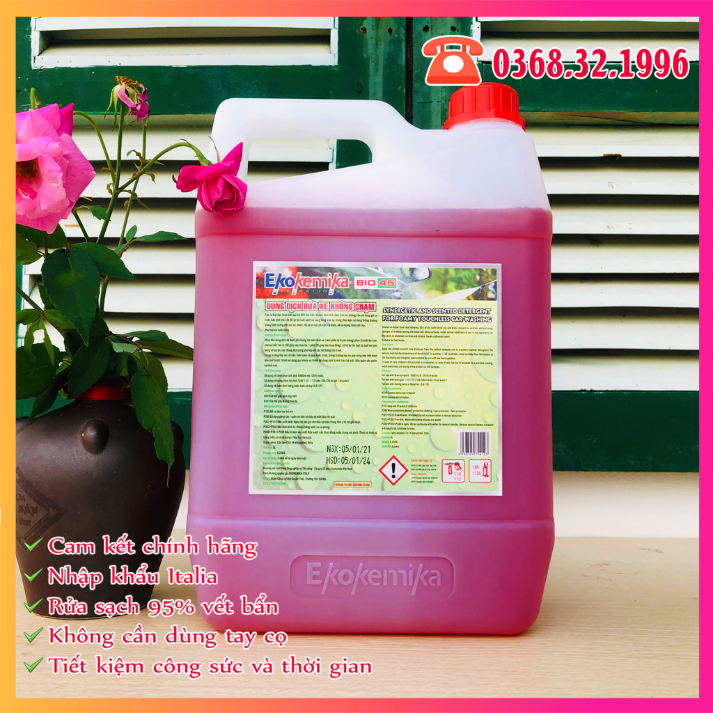 Nước rửa xe không chạm Bio45 - 5L