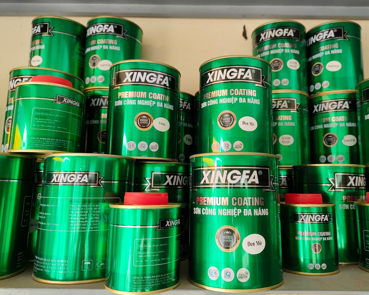 SƠN SẮT MẠ KẼM 2 THÀNH PHẦN XINGFA BỘ 1.2 KG