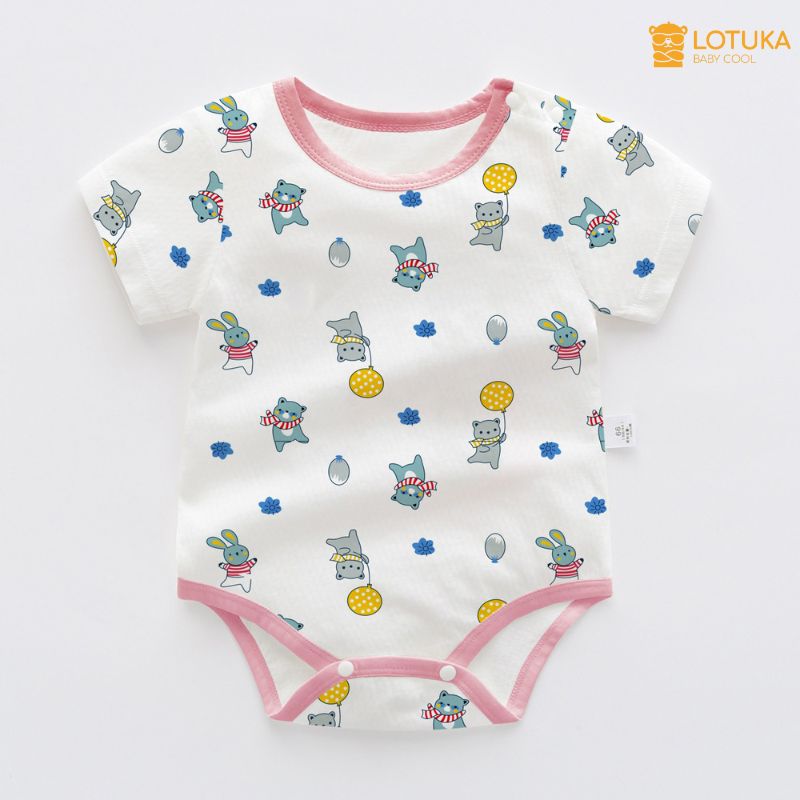 Bodysuit cho Bé Trai Bé Gái MẪU MỚI quần áo trẻ em Hè Sơ Sinh vải 100% Cotton Mềm Mịn kiểu dáng dễ thương từ 3-13kg