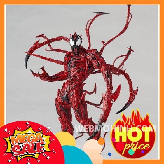 🌟GIÁ HỦY DIỆT🌟 Mô Hình Carnage Red Venom Revoltech Full Box