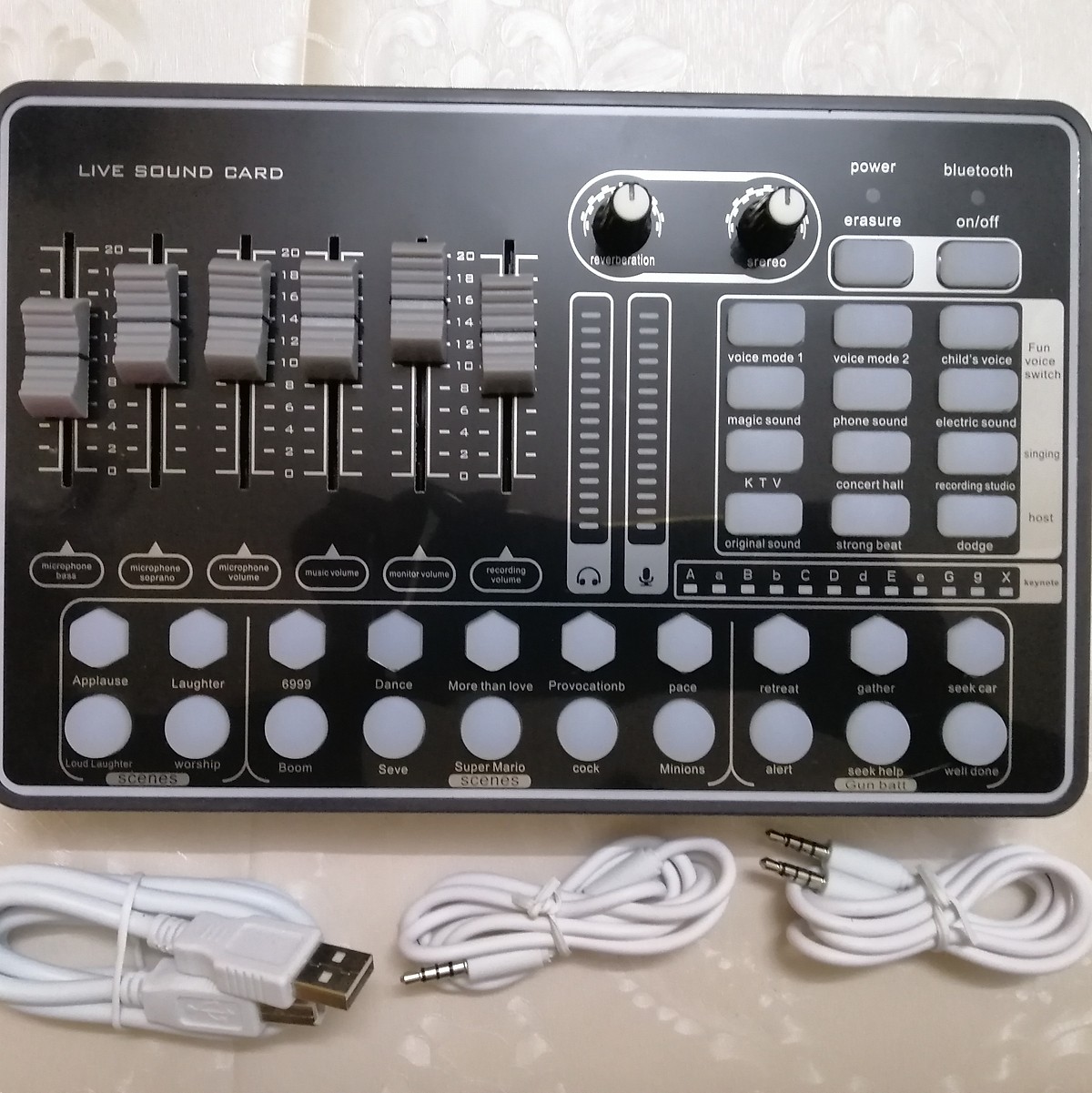 Sound card thu âm Live stream H9 có kết nối Bluetooth