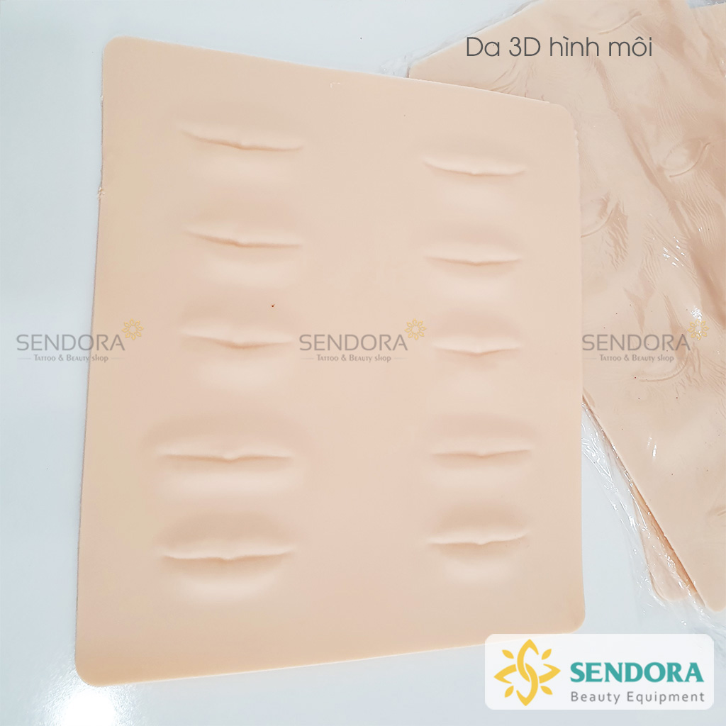 [HCM]Da giả 3D tập phun xăm - Hình Môi