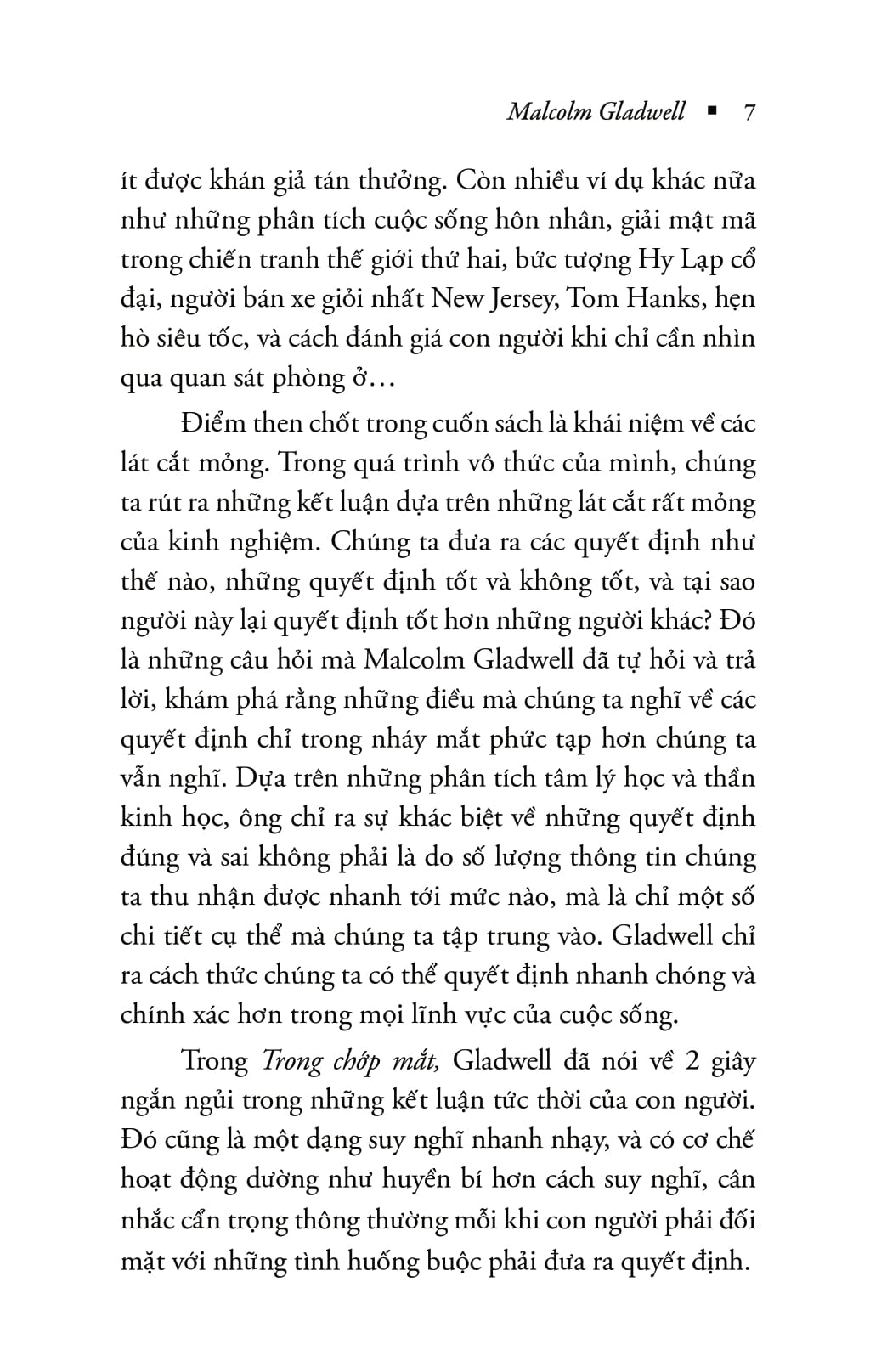 Sách - Trong Chớp Mắt (Tái Bản 2018)