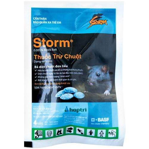 Thuốc trừ chuột storm gói 20 viên