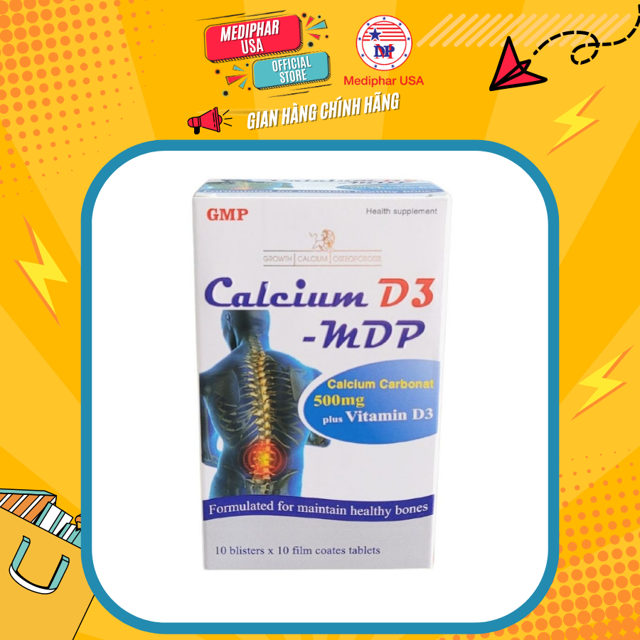 CALCIUM D3 – MDP - Bổ sung Calci và vitamin D