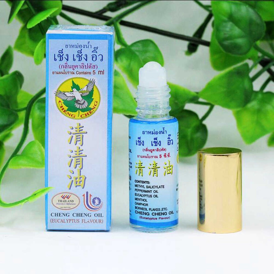 [CHÍNH HÃNG] Dầu Gió Dạng Lăn Cheng Cheng Oil Thái