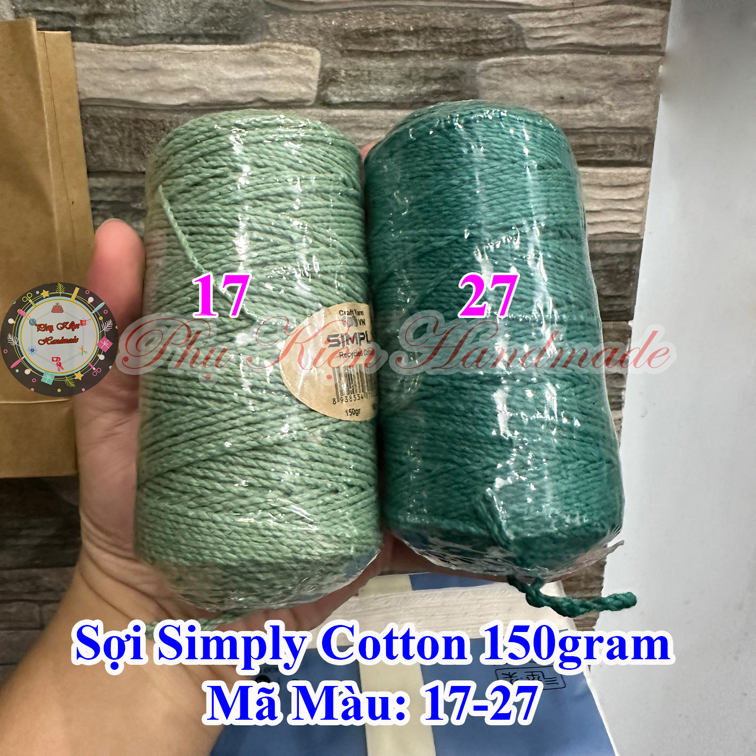Sợi simply cotton 150 gr