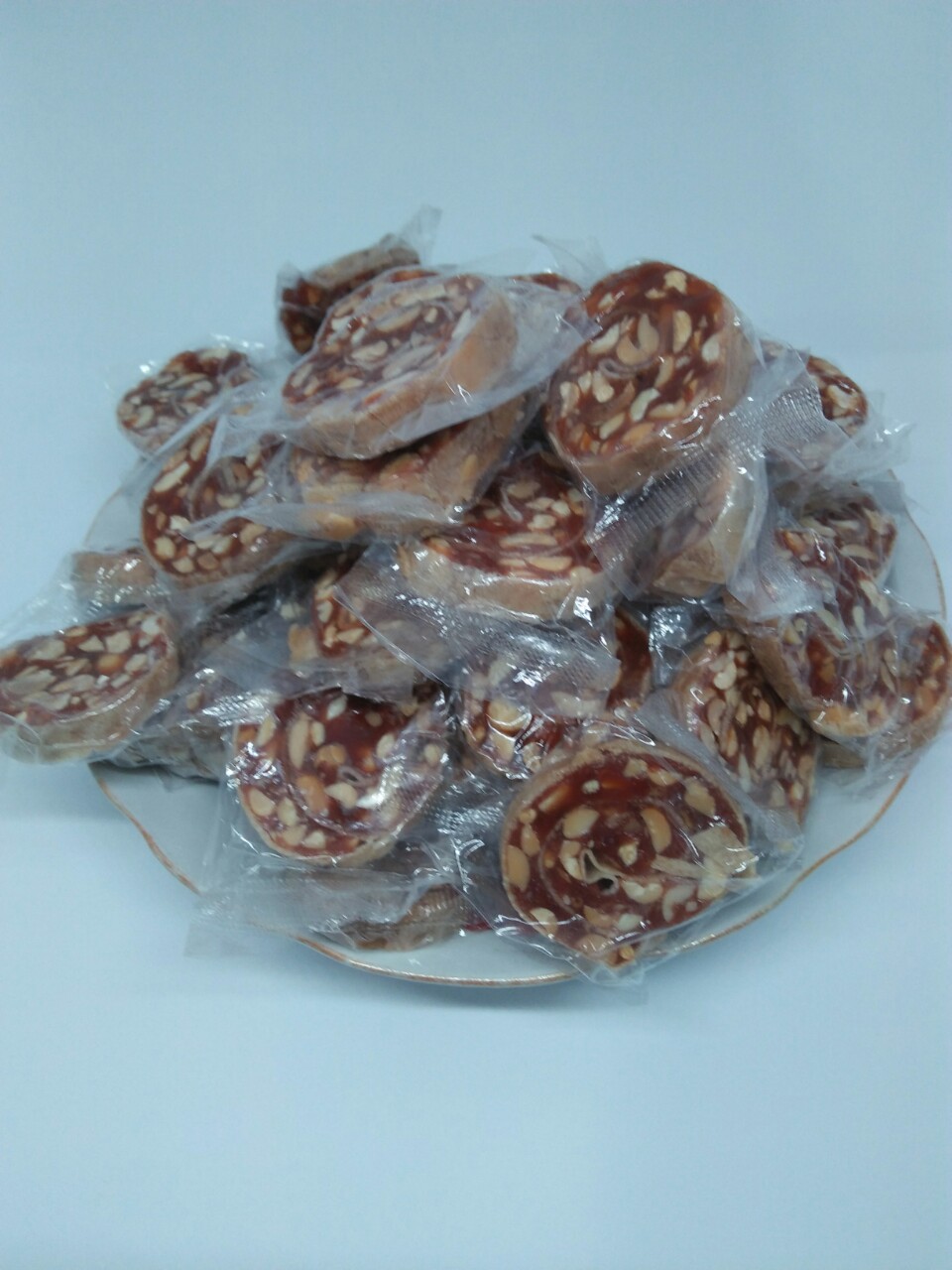 Kẹo chuối bánh tráng Bến Tre ( túi 500g)
